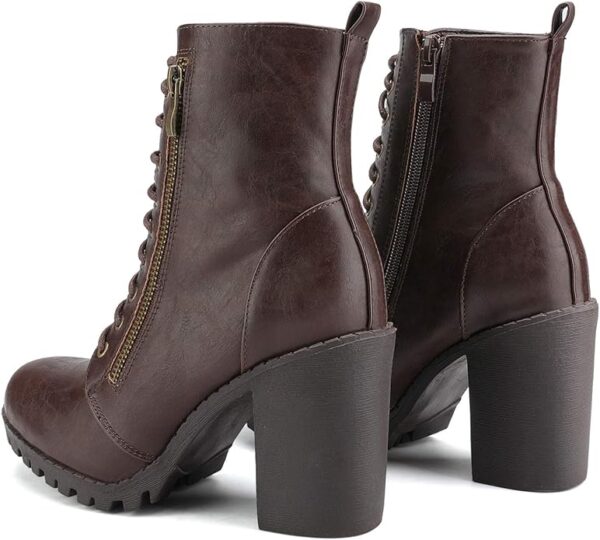 DREAM PAIRS Bottines à talon épais pour femme – Image 11