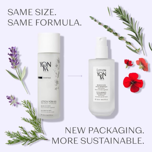 Lotion Yon-Ka NOS | Tonique hydratante pour le visage pour peaux normales à grasses | Brume rafraîchissante pour purifier et hydrater | Vaporiser aux huiles essentielles Quintessence – Image 9