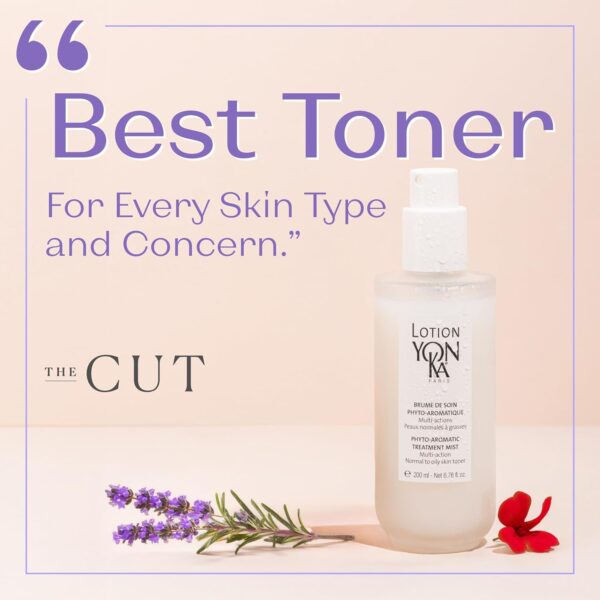 Lotion Yon-Ka NOS | Tonique hydratante pour le visage pour peaux normales à grasses | Brume rafraîchissante pour purifier et hydrater | Vaporiser aux huiles essentielles Quintessence – Image 6