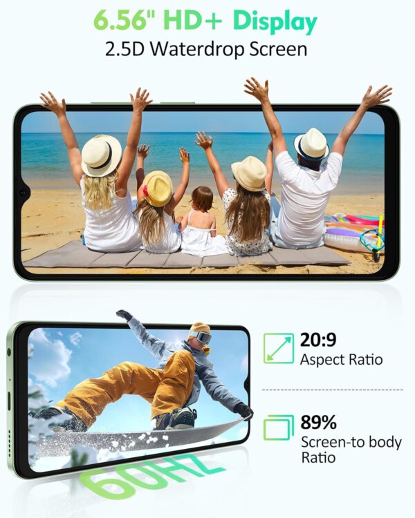 Téléphone portable débloqué Canada, Ulefone Note 19, Android 14 Go, Octa-core, 3 + 32 Go (512 Go étendu), 6,6" HD+, 8 MP + 5 MP, 5000 mAh, Global 4G LTE, 3 emplacements pour cartes/déverrouillage – Image 7