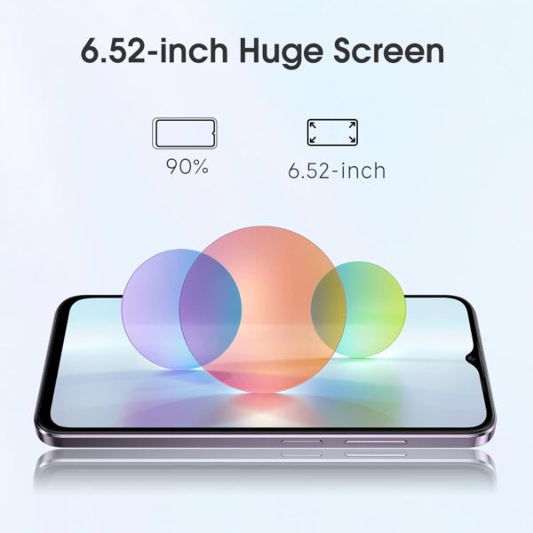 Ulefone Note 16 Pro (16 Go + 256 Go), smartphone débloqué Android 13, appareil photo principal 50 MP, écran HD+ Waterdrop de 6,5", processeur 8 cœurs, batterie 4400 mAh, téléphone portable débloqué – Image 6